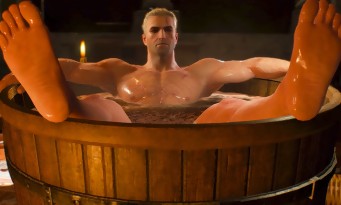 The Witcher 3 : la statuette ultra collector de Geralt dans son bain existe vraiment