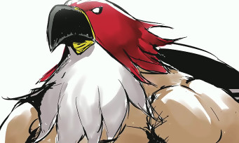 Garou Mark of The Wolves : Tizoc The Griffon dessiné en live par TONKO. A l'occasion de l'anniversaire du personnage de Tizoc