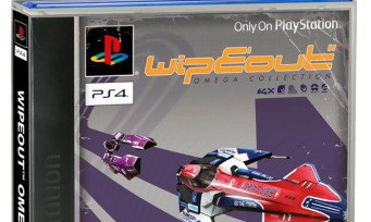 WipEout Omega Collection : une édition spéciale avec une jaquette PSone du plus bel effet. Sorti du très rare press kit de folie