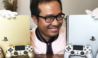 PS4 Slim Gold & Silver : notre unboxing avec nos gants blancs de velours. Commercialisées depuis le 29 juin dernier